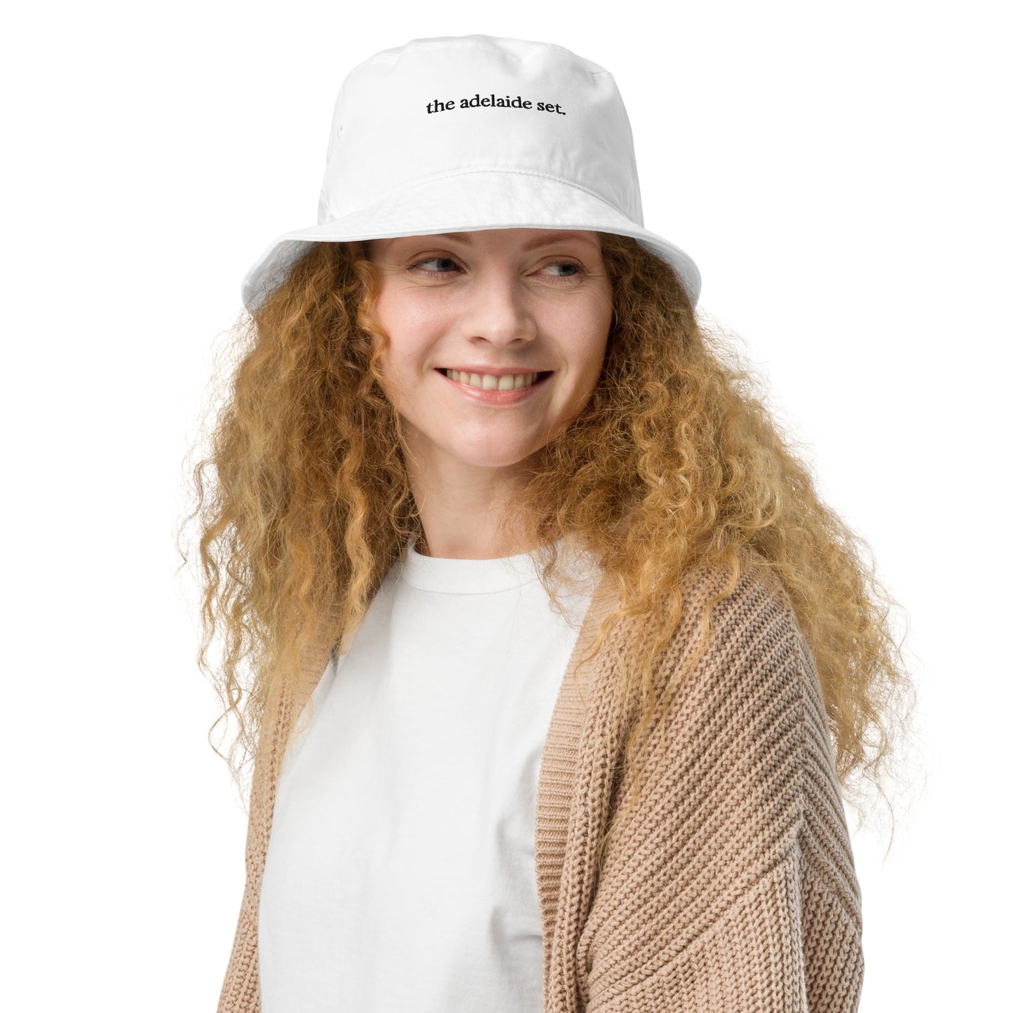 Iconic | bucket hat | white